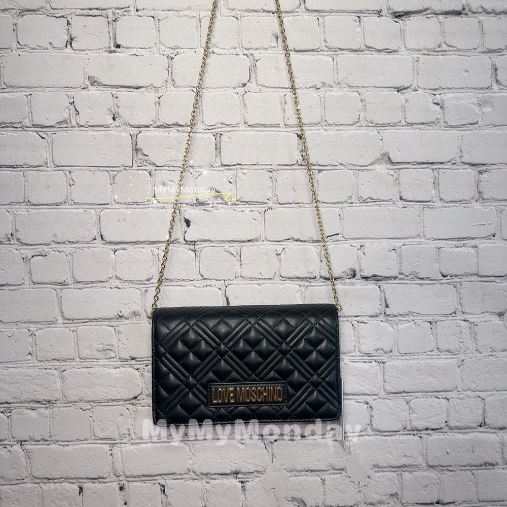 Love Moschino Crossbody Bag Wallet On Chain - Picture 7 of 10